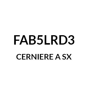FAB5LRD3 - Cerniere Sx