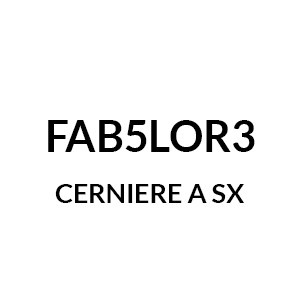 FAB5LOR3  - Cerniere Sx
