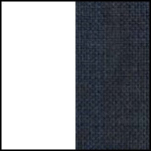 23 900/78 900/79 - Telaio bracciolo Bianco - Rivestimento bracciolo/cuscino Blu (+€ 290,29)