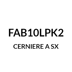 FAB10LPK2 - Cerniere a Sx
