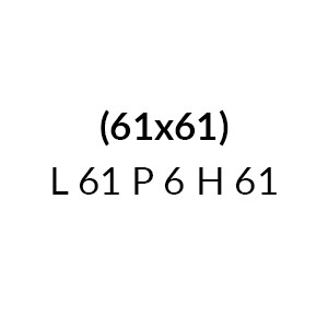 (61X61) - L 61 P 6 H 61 cm