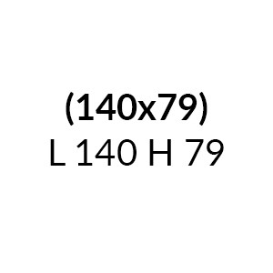 (140X79)  - L 140 H 79 cm (+€ 398,31)