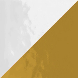 0303 - Bianco lucido/oro lucido