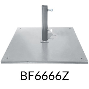 BF6666Z - Base in acciaio zincato e tubo incluso / 70 Kg (+€ 584,45)