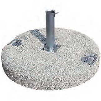 BC80MA4 - Base in cemento graniglia con tubo incluso / 80 Kg (+€ 111,39)