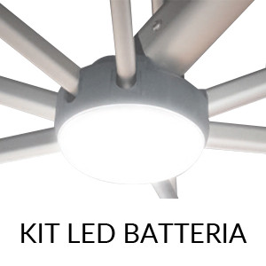 KIT LED 50 W - B - Kit Led Luce Bianca Batteria 3000 K (+€ 634,50)