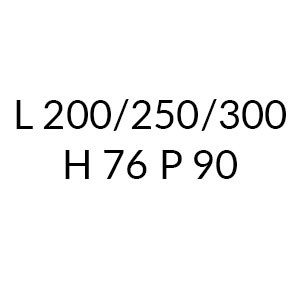 TA200LKN2 - L 200/250/300 H 76 P 90 (+€ 237,50)