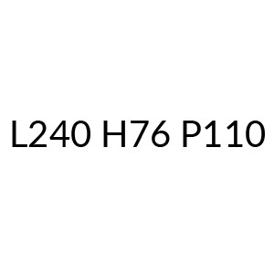 TA240FR - L 240 H 76 P 110 (+€ 361,00)