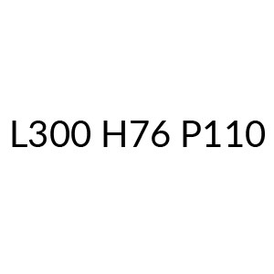 TA300CT - L 300 H 76 P 110 (+€ 731,50)
