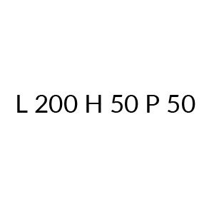 830 CR520 - L 200 H 50 P 50