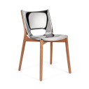 Alessi PS19 Poele Chair Sedia acciaio lucido vista
