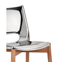 Alessi PS19 Poele Chair Sedia acciaio lucido dettaglio