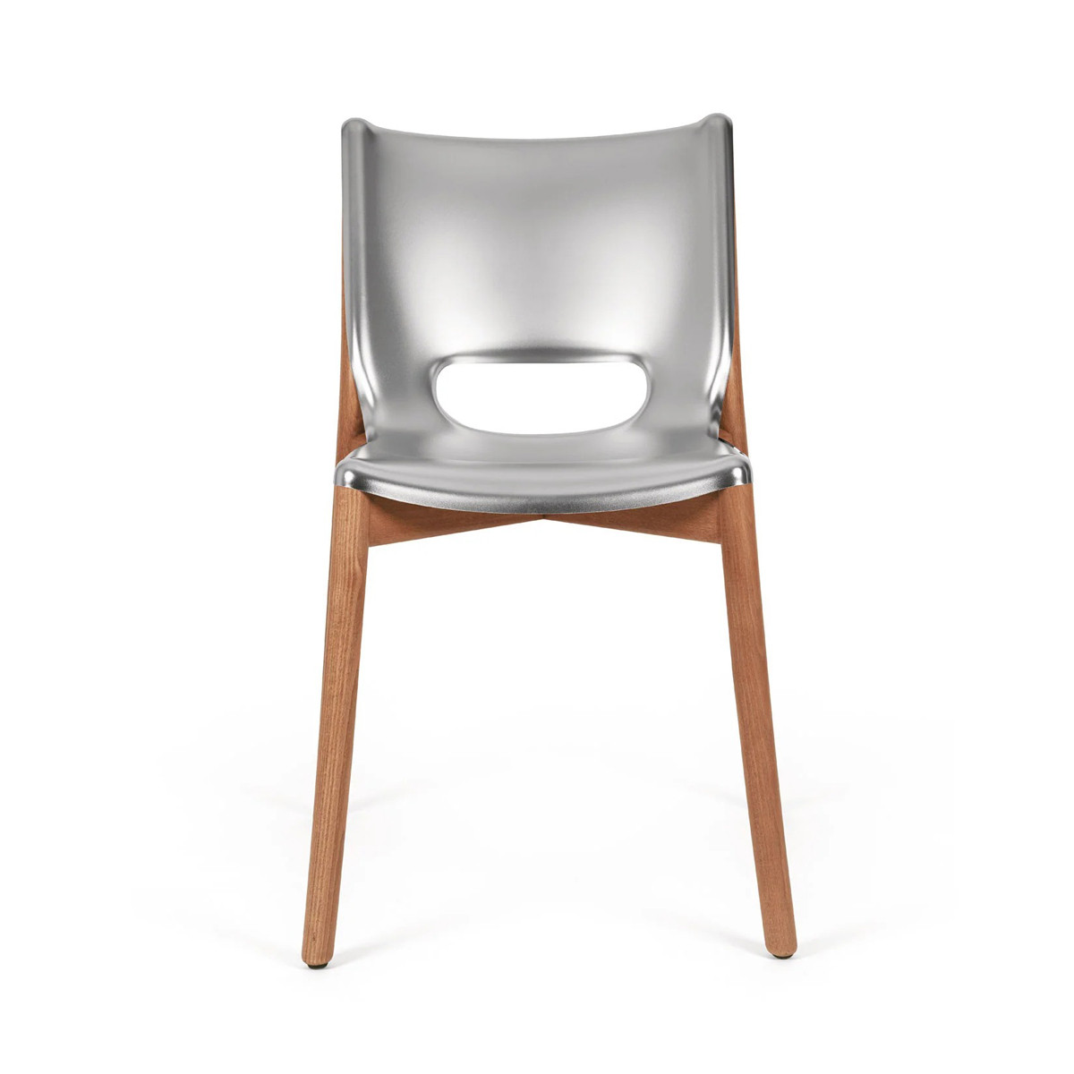 Alessi PS19 S Poele Chair Sedia acciaio satinato