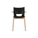 Alessi PS20 B Poele Chair Sedia con braccioli acciaio Nero vista