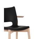 Alessi PS20 B Poele Chair Sedia con braccioli acciaio Nero dettaglio
