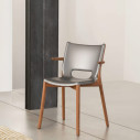 Alessi PS20 S Poele Chair Sedia con braccioli acciaio satinato ambientazione