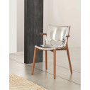 Alessi PS20 Poele Chair Sedia con braccioli acciaio lucido ambientazione