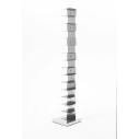 Ptolomeo Art H 215 Libreria Acciaio Inox Opinion Ciatti vista