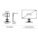 Ptolomeo TV Smart Bianco lucido-Marmo bianco Opinion Ciatti specifiche