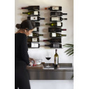 Ptolomeo Vino Wall H 75 Portabottiglie Nero Opinion Ciatti ambientazione
