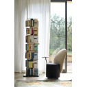 Ptolomeo X4 H 197 Libreria Nero-Inox Opinion ciatti ambientazione