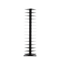 Ptolomeo X4 H 197 Libreria Nero-Inox Opinion ciatti vista