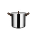 Alessi PU100/20 Edo Pentola dettaglio con coperchio opzionale
