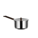 Alessi PU105/16 Edo Casseruola a manico lungo vista con coperchio opzionale