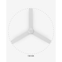 Ventilatore a soffitto Punt M bianco DC Faro dettaglio