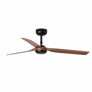 Ventilatore a soffitto Punt M nero-legno scuro DC