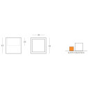 Q-Pot vaso Slide Design 43 dimensioni