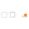 Q-Pot vaso Slide Design 73 dimensioni