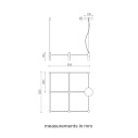Quadrante 505.09 lampada a sospensione Tooy dimensioni