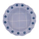 Quadri Piatto fondo lavanda bordo pois blu Bitossi Home vista
