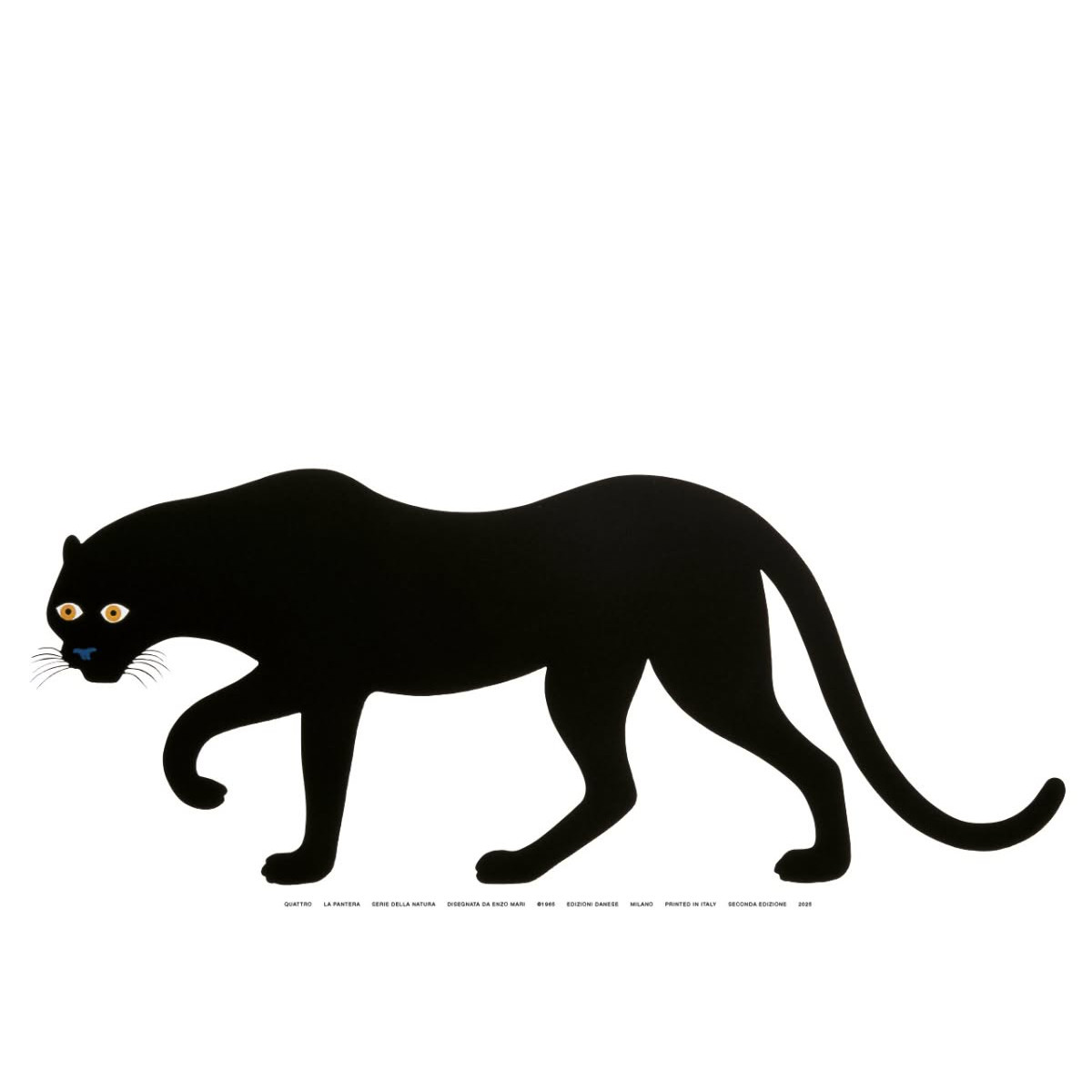 Quattro La Pantera 50x70 Serigrafia