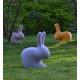 Rabbit Chair Baby Bright Orange Qeeboo ambientazione