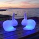 Rabbit Lamp ricaricabile Qeeboo ambientazione