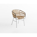 Raphia Rattan sedia Casamania vista