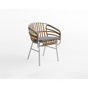 Raphia Rattan sedia Casamania vista