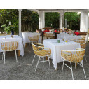 Raphia Rattan sedia Casamania ambientazione