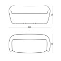 Reborn Sofa Slide Design dimensioni