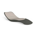 Reef lettino Talenti Outdoor con cuscino opzionale Grafite/Mambo canvas