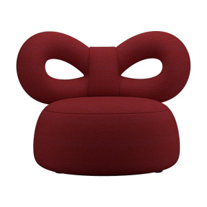 Ribbon Poltrona Tessuto A rossa