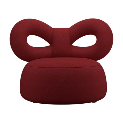 Ribbon Poltrona Tessuto A rossa