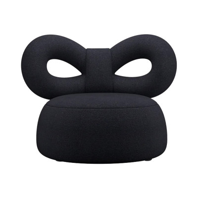 Ribbon Poltrona Tessuto B blu nero