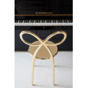 Ribbon Chair Metal Finish Set 2 Pezzi Qeeboo ambientazione