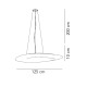 Ring L 125 lampada a sospensione Modo Luce dimensioni