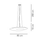 Ring L 85 lampada a sospensione Luce dimensioni