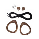 Anelli Rings Walnut Lillagunga dettaglio