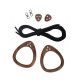Anelli Rings Walnut Lillagunga dettaglio